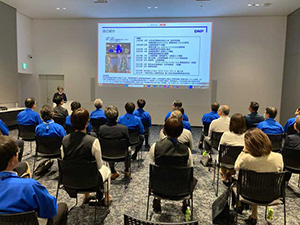 大日本印刷株式会社 宮間常務 によるDE&I講演会の様子